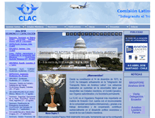 Tablet Screenshot of clacsec.lima.icao.int